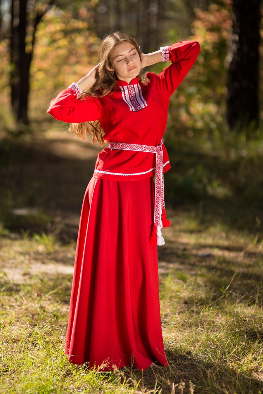 Underwear Women in Slavic costumes in Ozascu