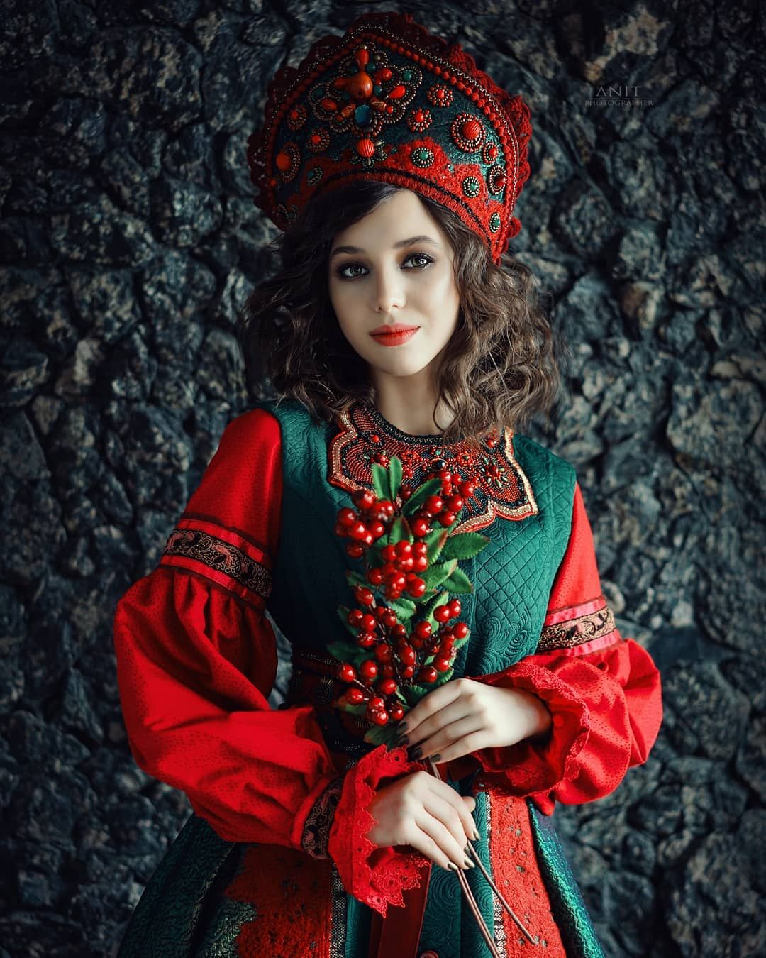 Nude girl Women in Slavic costumes in Ozascu